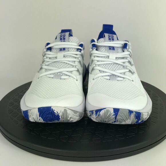Under Armour HOVR Ascent White/Blue Basketball Shoes 3025680-104 Womens Size 5.5 - Picture 2 of 11